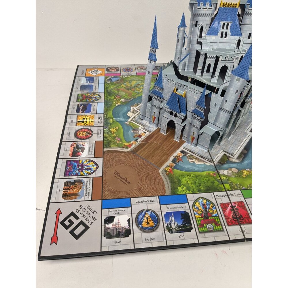 2019 Monopoly Disney Parks Edition Game Replacement Pop-up Castle Board - Picture 4 of 9